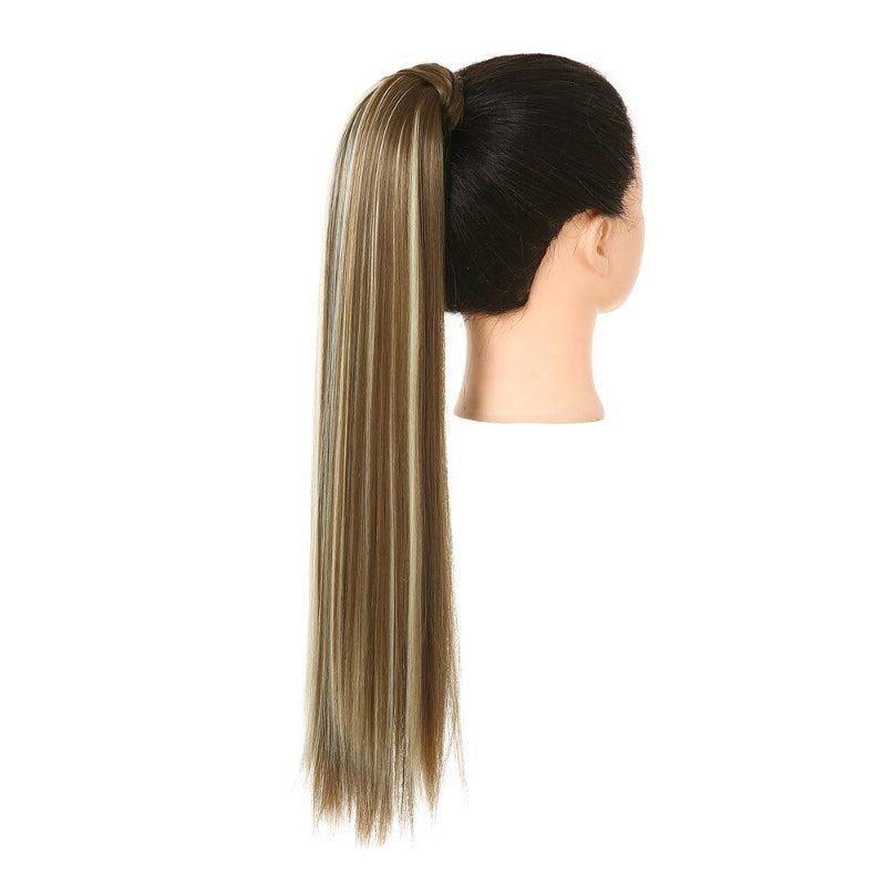 Women's Clip-In Ponytail Extension Brown High-Temperature Fiber