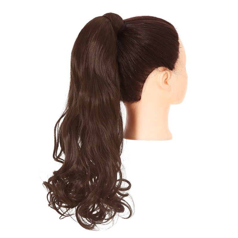 Women's Clip-In Ponytail Extension Brown High-Temperature Fiber