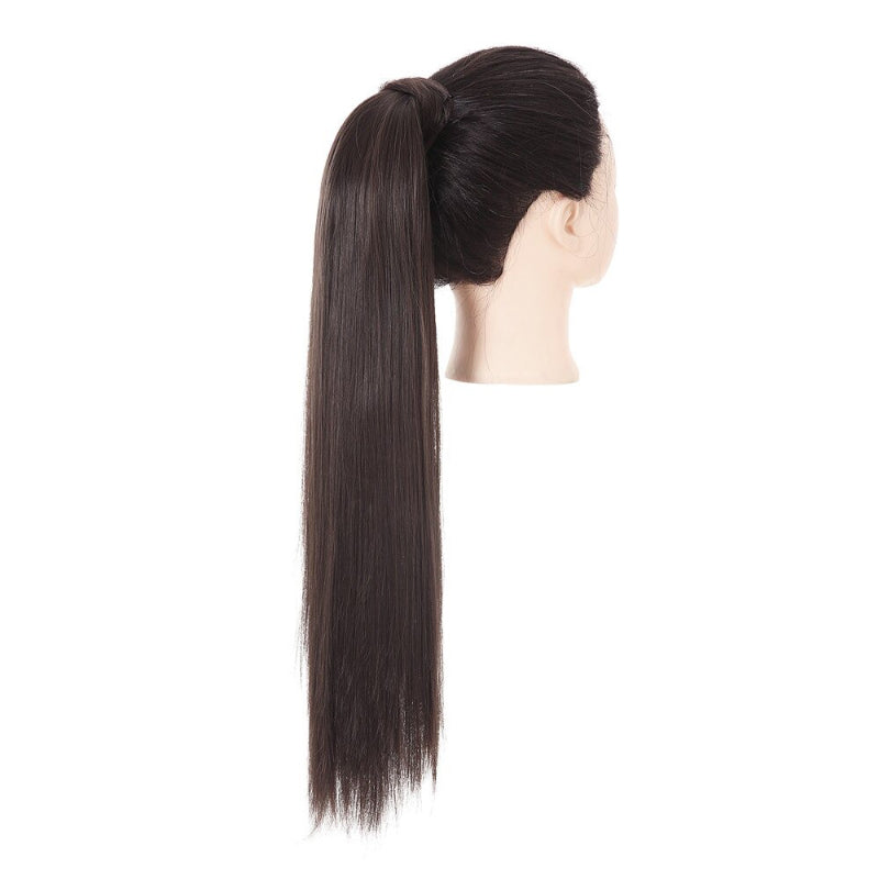 Women's Clip-In Ponytail Extension Brown High-Temperature Fiber
