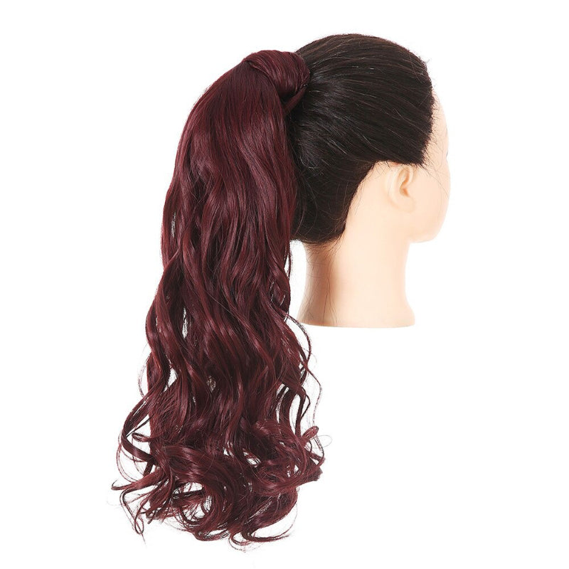 Women's Clip-In Ponytail Extension Curly High-Temperature Fiber 20in