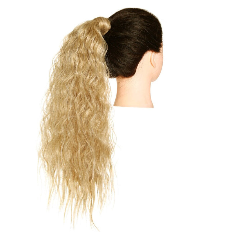 Women's Clip-In Ponytail Extension Kinky Curly 22 Inch High-Temperature Fiber
