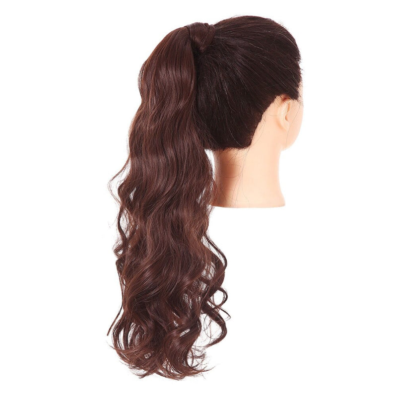 Women's Clip-In Ponytail Extension Kinky Curly 22 Inch High-Temperature Fiber