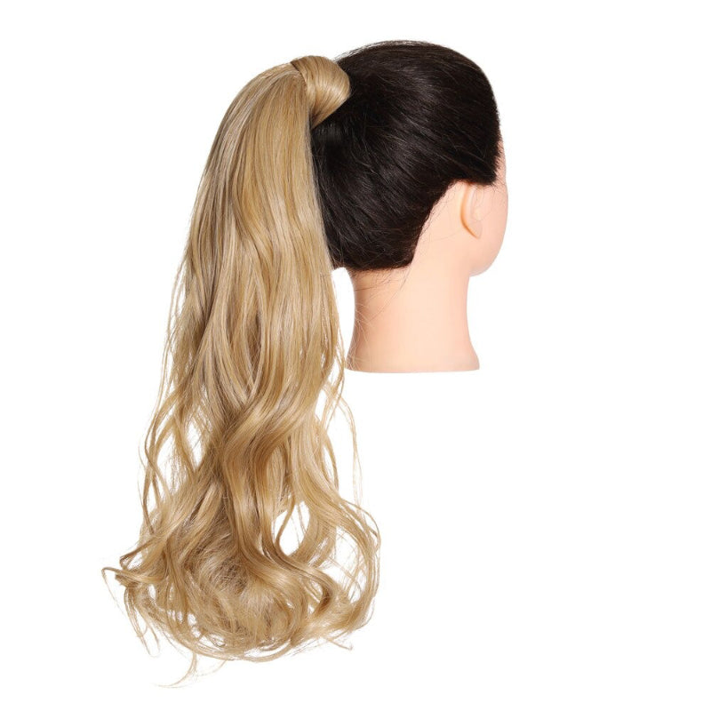 Women's Clip-In Ponytail Extension Kinky Curly 22 Inch High-Temperature Fiber