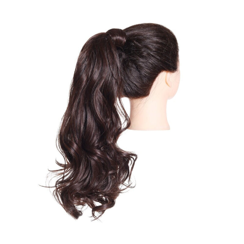 Women's Clip-In Ponytail Extension Kinky Curly 22 Inch High-Temperature Fiber