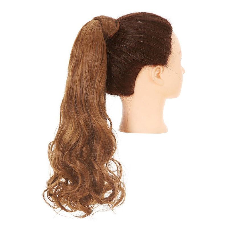 Women's Clip-In Ponytail Extension Kinky Curly 22 Inch High-Temperature Fiber