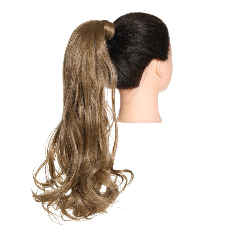 Women's Clip-In Ponytail Extension Kinky Curly 22 Inch High-Temperature Fiber