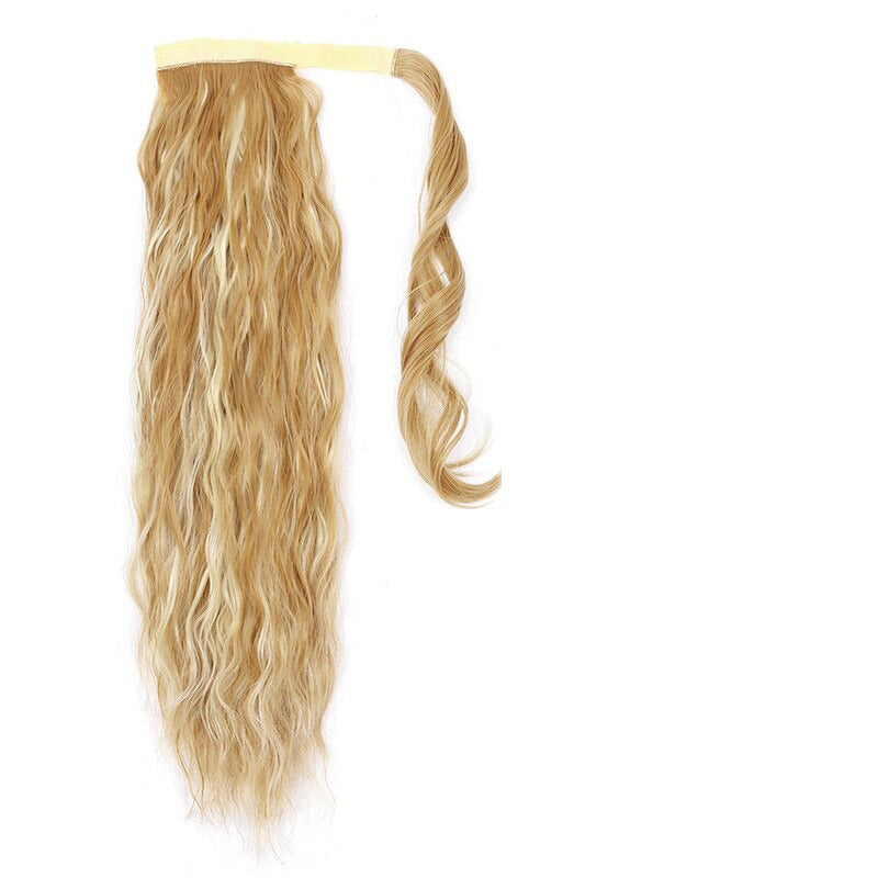 Women's Clip-In Ponytail Extension Kinky Curly 22 Inch High-Temperature Fiber