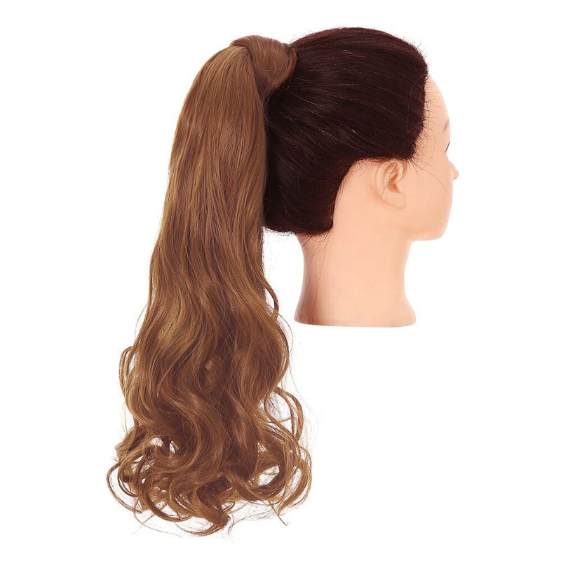 Women's Clip-In Ponytail Extension Kinky Curly 22 Inch High-Temperature Fiber