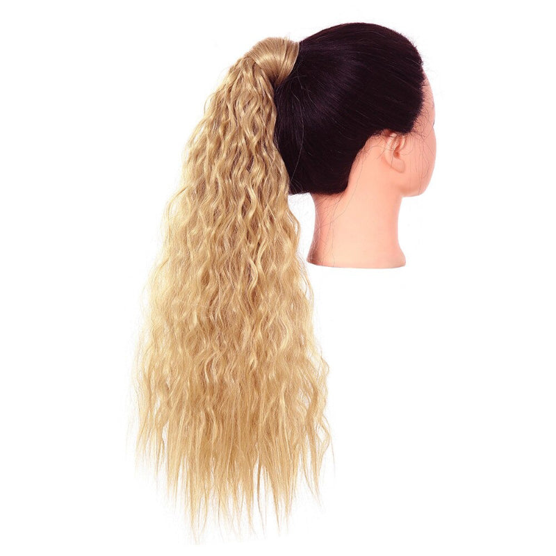Women's Clip-In Ponytail Extension Kinky Curly 22 Inch High-Temperature Fiber