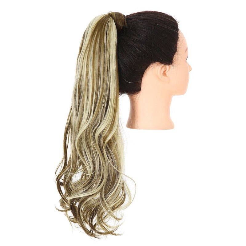 Women's Clip-In Ponytail Extension Kinky Curly 22 Inch High-Temperature Fiber