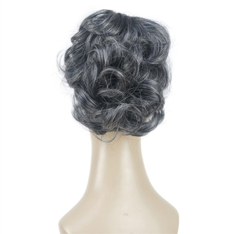 Women's Clip-On Hair Extensions Buns Natural Wave High-Temperature Fiber