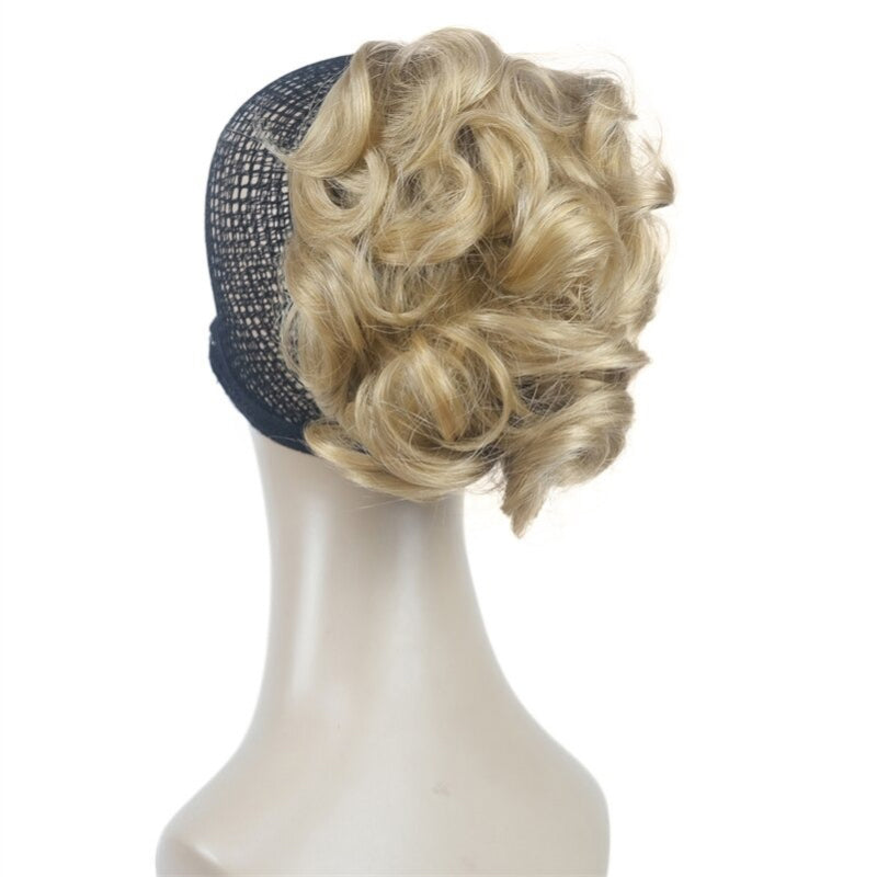 Women's Clip-On Hair Extensions Buns Natural Wave High-Temperature Fiber