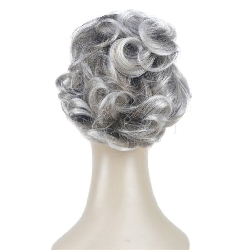 Women's Clip-On Hair Extensions Buns Natural Wave High-Temperature Fiber