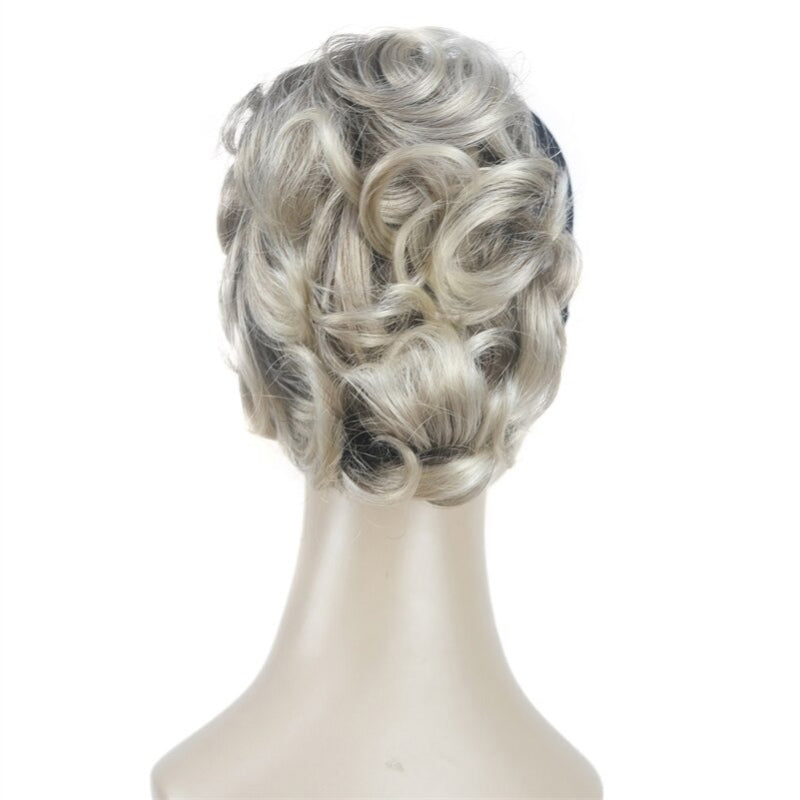 Women's Clip-On Hair Extensions Buns Natural Wave High-Temperature Fiber