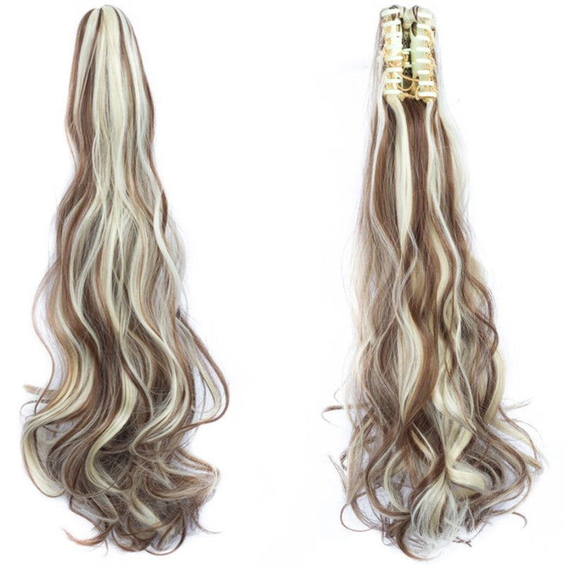 Women's Clip-in Hair Extension Long Wavy Ponytail High-Temperature Fiber