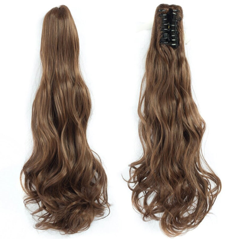 Women's Clip-in Hair Extension Long Wavy Ponytail High-Temperature Fiber