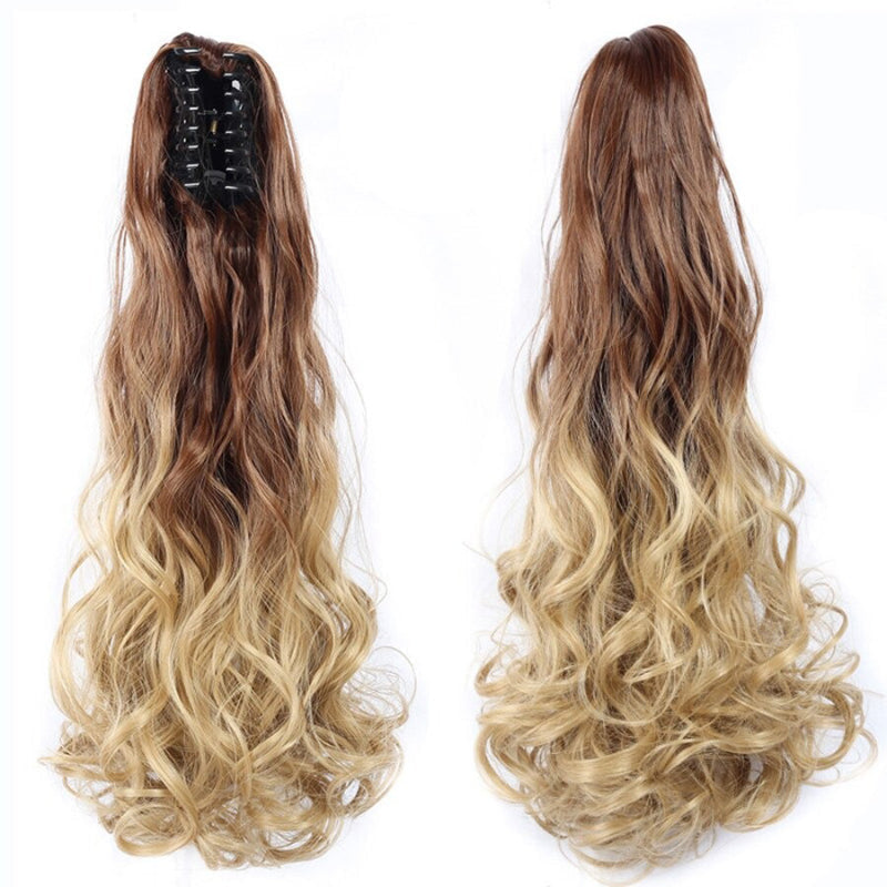 Women's Clip-in Hair Extension Long Wavy Ponytail High-Temperature Fiber