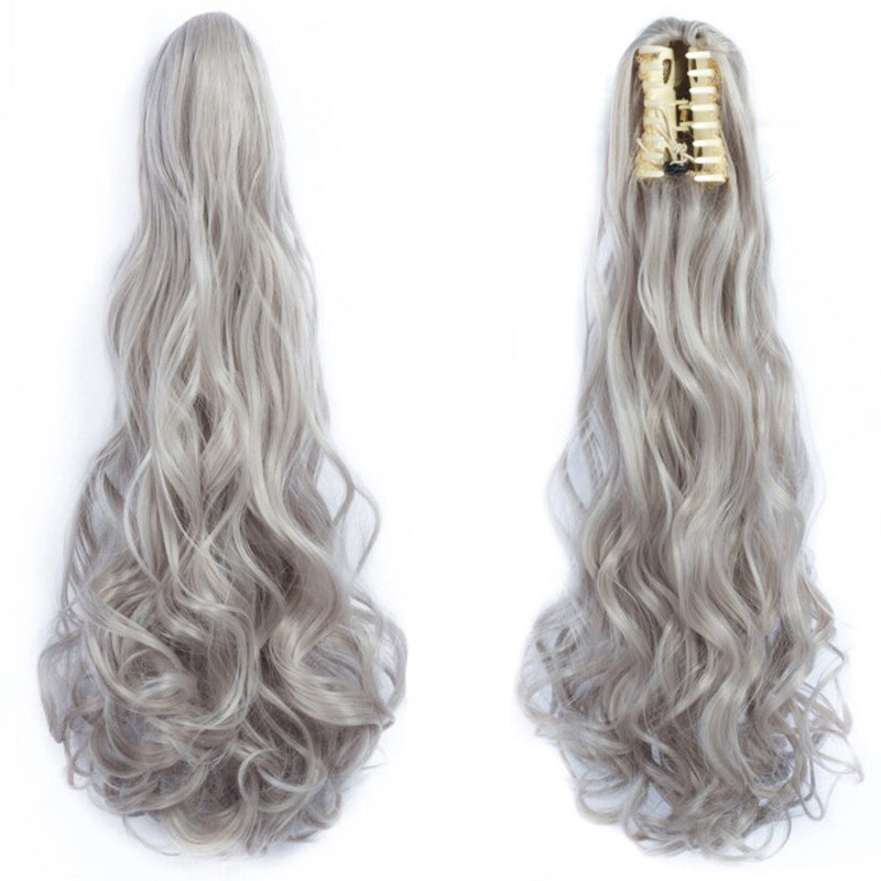 Women's Clip-in Hair Extension Long Wavy Ponytail High-Temperature Fiber