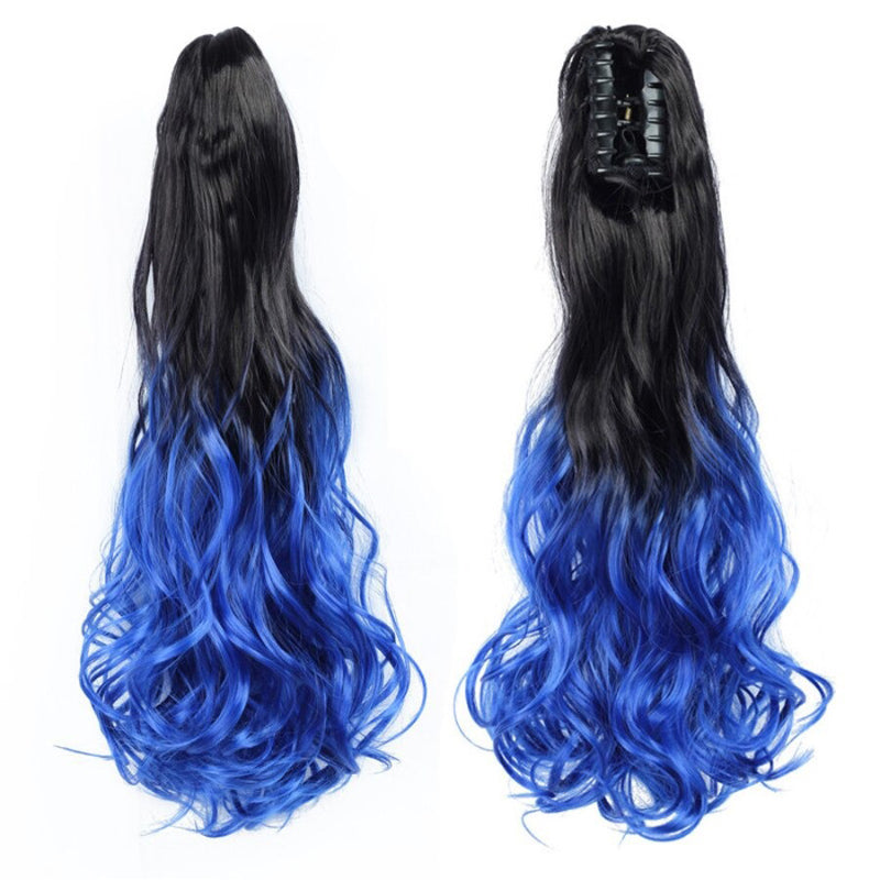 Women's Clip-in Hair Extension Long Wavy Ponytail High-Temperature Fiber