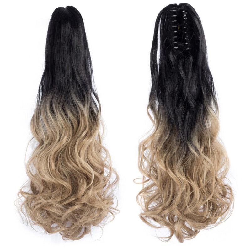 Women's Clip-in Hair Extension Long Wavy Ponytail High-Temperature Fiber