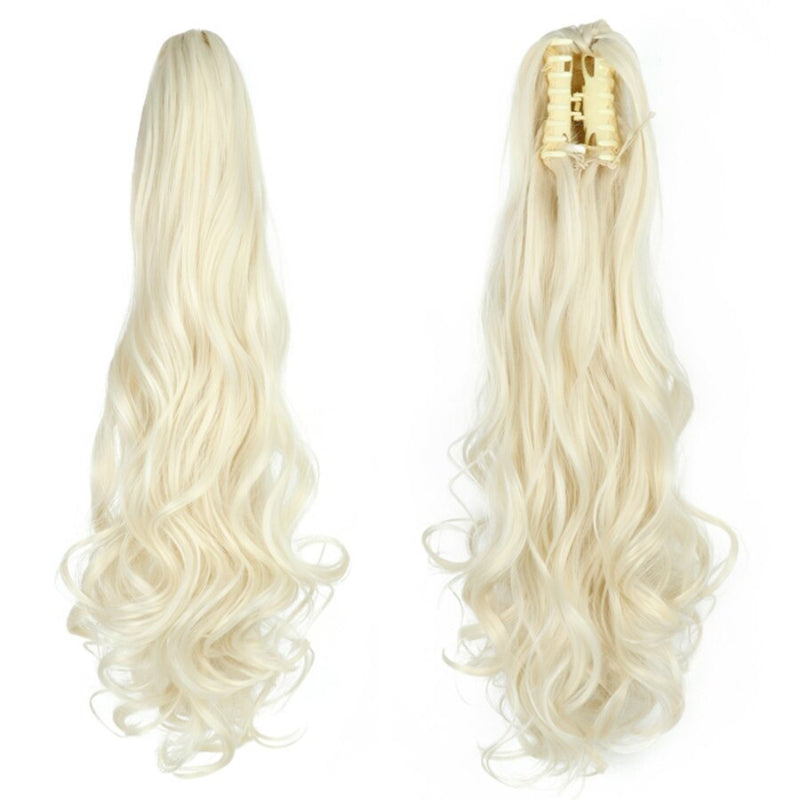 Women's Clip-in Hair Extension Long Wavy Ponytail High-Temperature Fiber