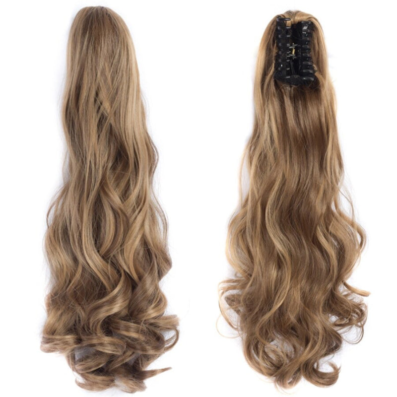 Women's Clip-in Hair Extension Long Wavy Ponytail High-Temperature Fiber