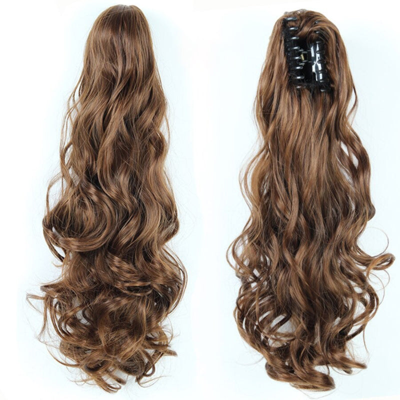 Women's Clip-in Hair Extension Long Wavy Ponytail High-Temperature Fiber