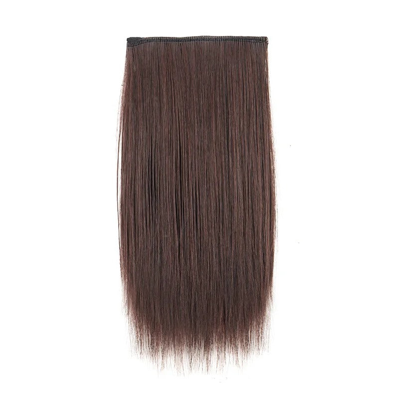 Women's Clip-in Hair Extensions Straight 6 Inches Synthetic Fiber