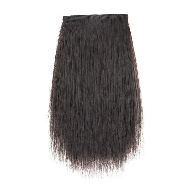 Women's Clip-in Hair Extensions Straight 6 Inches Synthetic Fiber