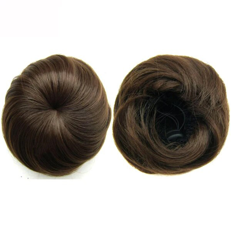 Women's Clip In Hair Bun Extension Adjustable Drawstring Synthetic Fiber