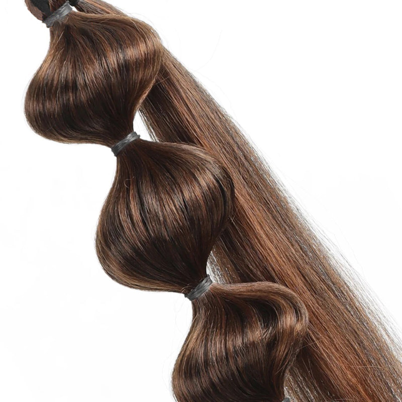 Women's Clip In Ponytail Extension Black High-Temperature Fiber 70cm