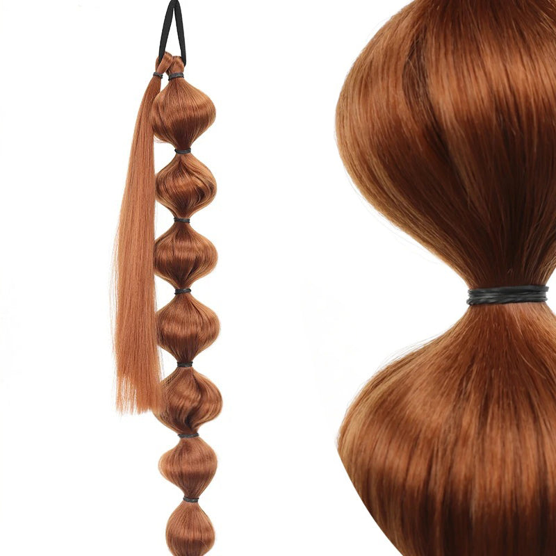 Women's Clip In Ponytail Extension Black High-Temperature Fiber 70cm