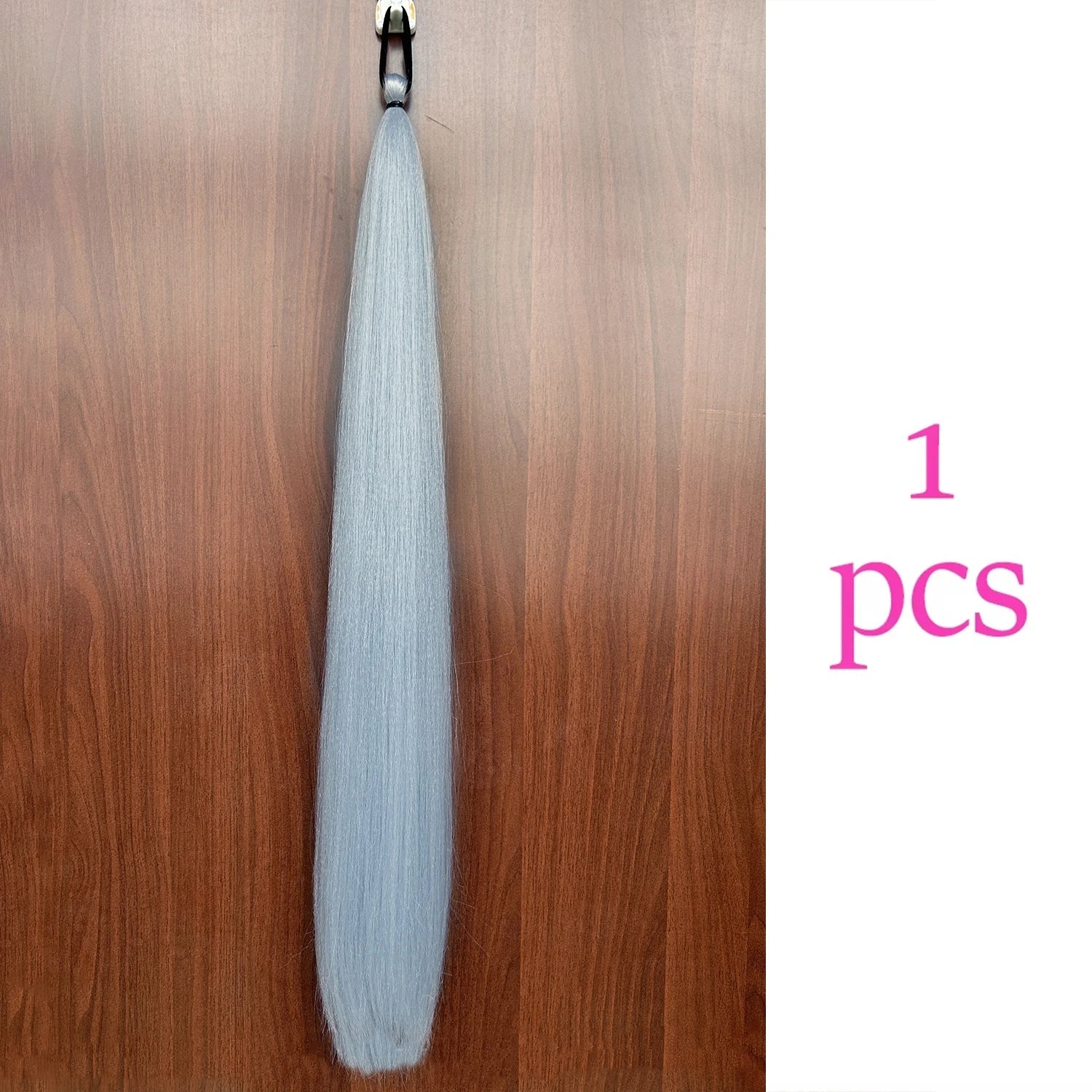 Women's Clip In Ponytail Extension Multi-Color Synthetic Long Hairpiece