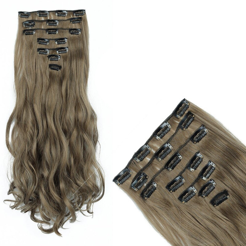 Women's Curly Hair Extensions 22 Inch High-Temperature Fiber
