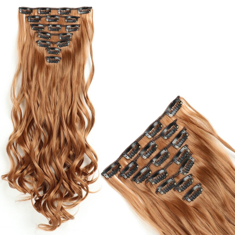Women's Curly Hair Extensions 22 Inch High-Temperature Fiber