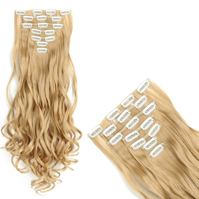 Women's Curly Hair Extensions 22 Inch High-Temperature Fiber