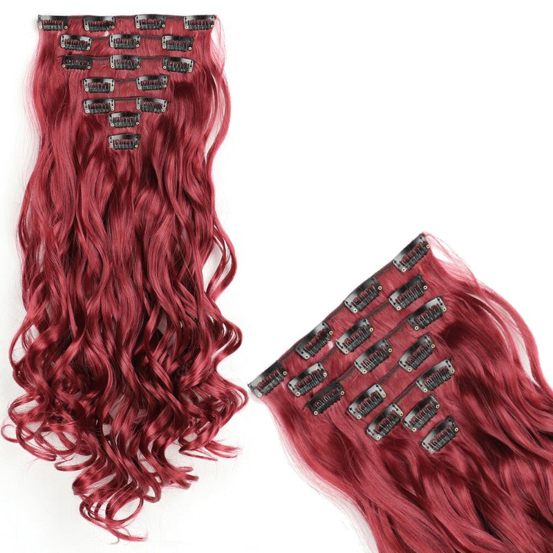 Women's Curly Hair Extensions 22 Inch High-Temperature Fiber