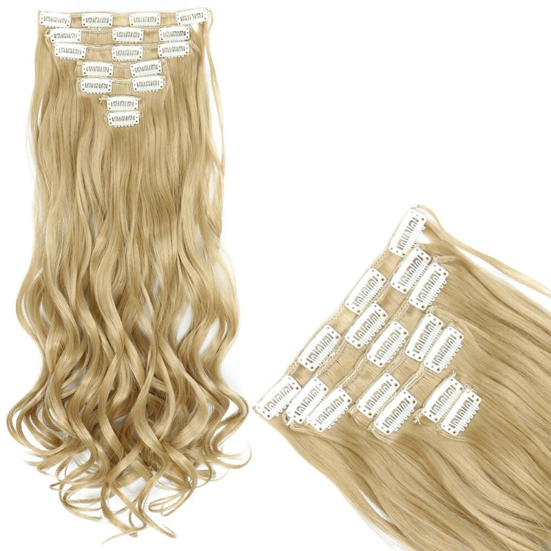 Women's Curly Hair Extensions 22 Inch High-Temperature Fiber