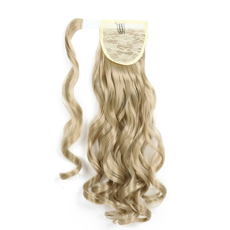 Women's Curly Hair Extensions 22 Inch High-Temperature Fiber