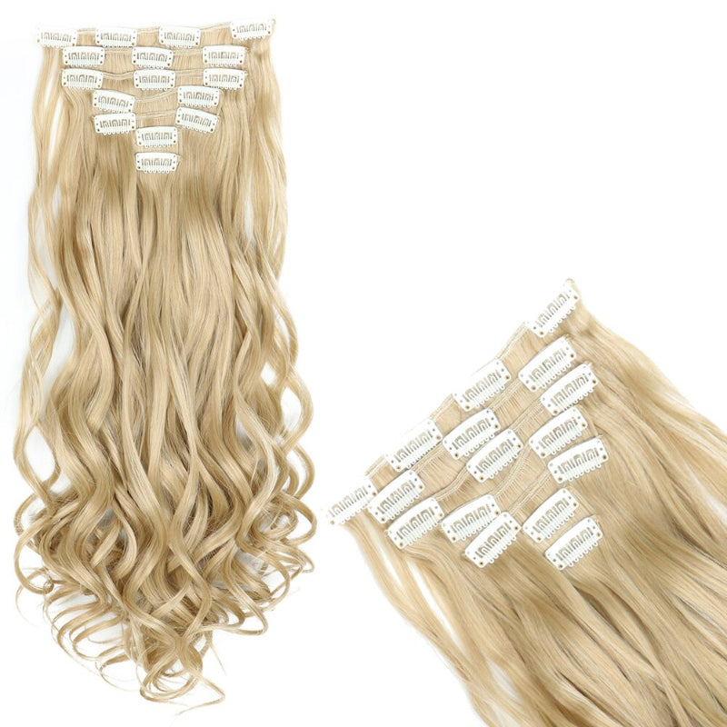 Women's Curly Hair Extensions 22 Inch High-Temperature Fiber