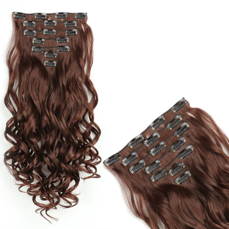 Women's Curly Hair Extensions 22 Inch High-Temperature Fiber