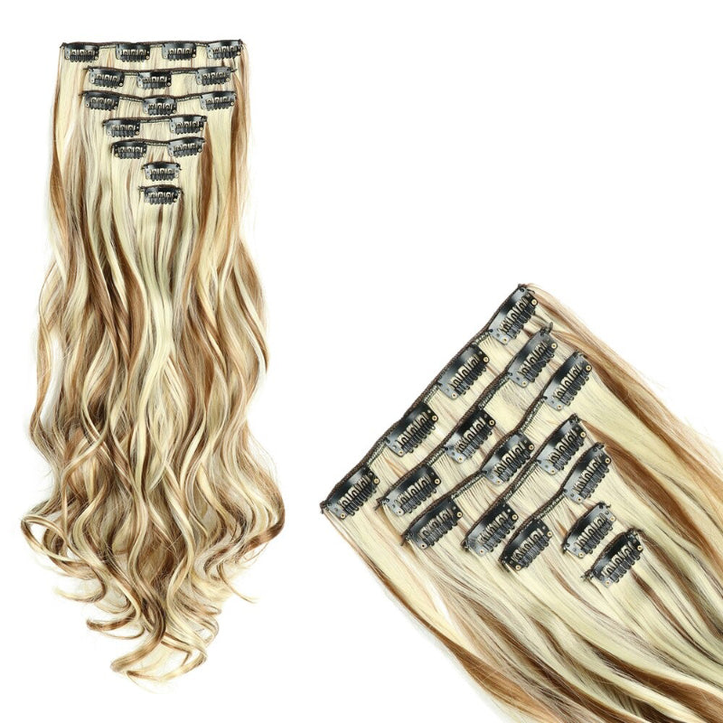 Women's Curly Hair Extensions 22 Inch High-Temperature Fiber