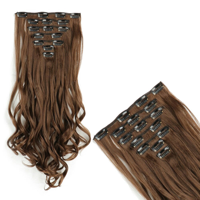 Women's Curly Hair Extensions 22 Inch High-Temperature Fiber