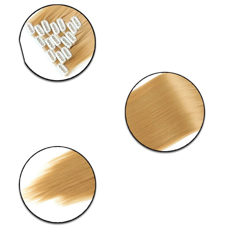 Women's Curly Hair Extensions 22 Inch High-Temperature Fiber