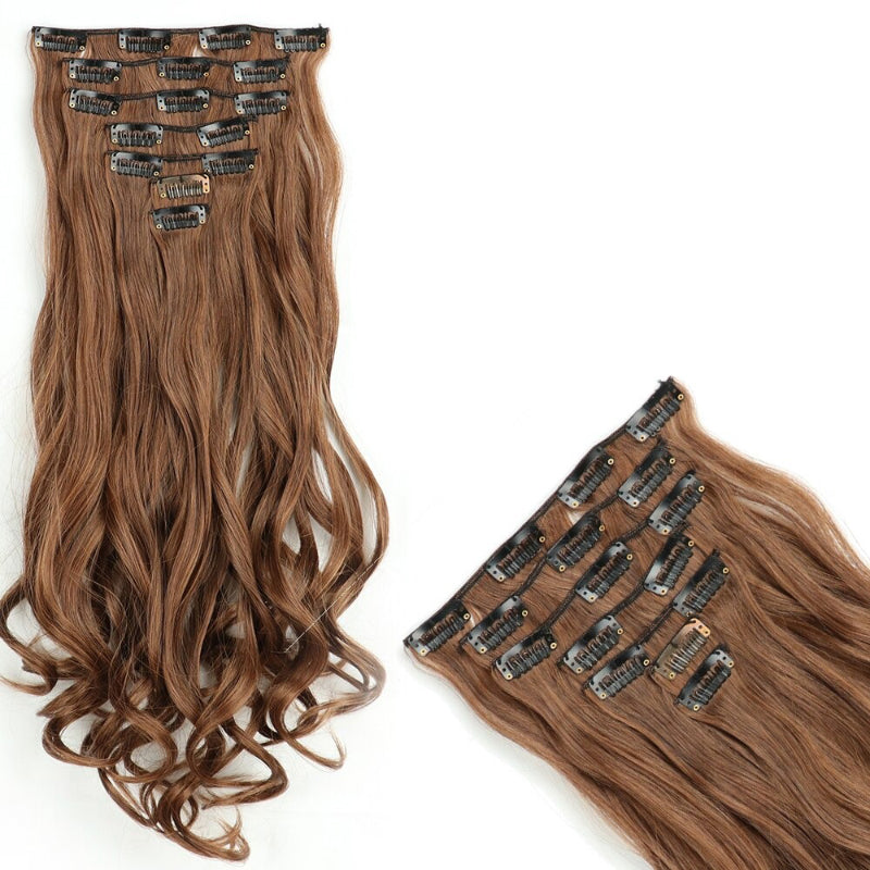 Women's Curly Hair Extensions 22 Inch High-Temperature Fiber