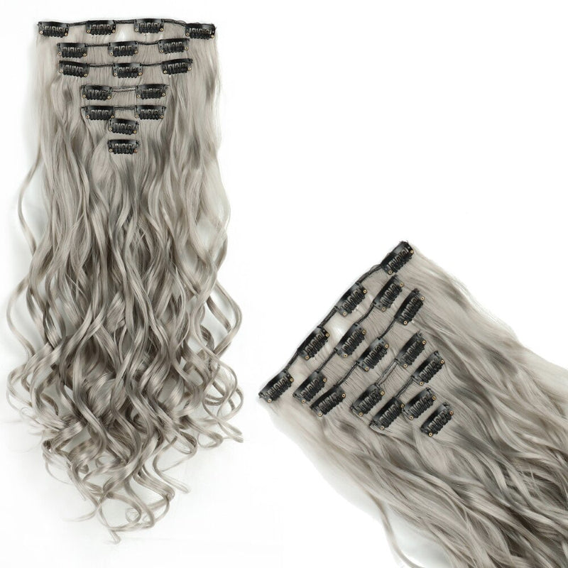 Women's Curly Hair Extensions 22 Inch High-Temperature Fiber