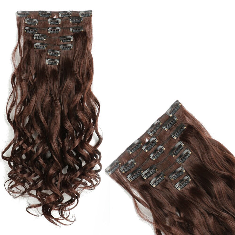 Women's Curly Hair Extensions 22 Inch High-Temperature Fiber