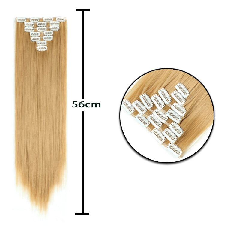 Women's Curly Hair Extensions 22 Inch High-Temperature Fiber