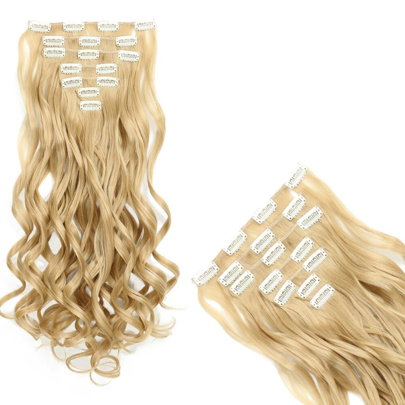 Women's Curly Hair Extensions 22 Inch High-Temperature Fiber
