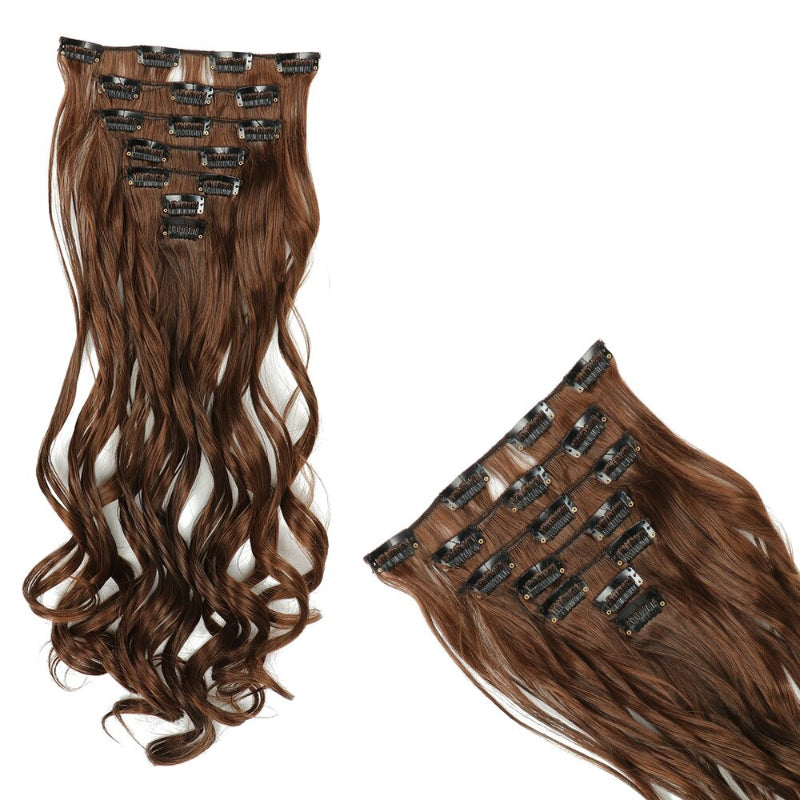 Women's Curly Hair Extensions 22 Inch High-Temperature Fiber
